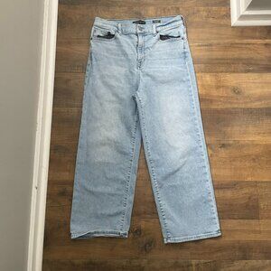 Modern American Savannah High Wide Jeans Light Wash High Rise Wide Leg Size 31